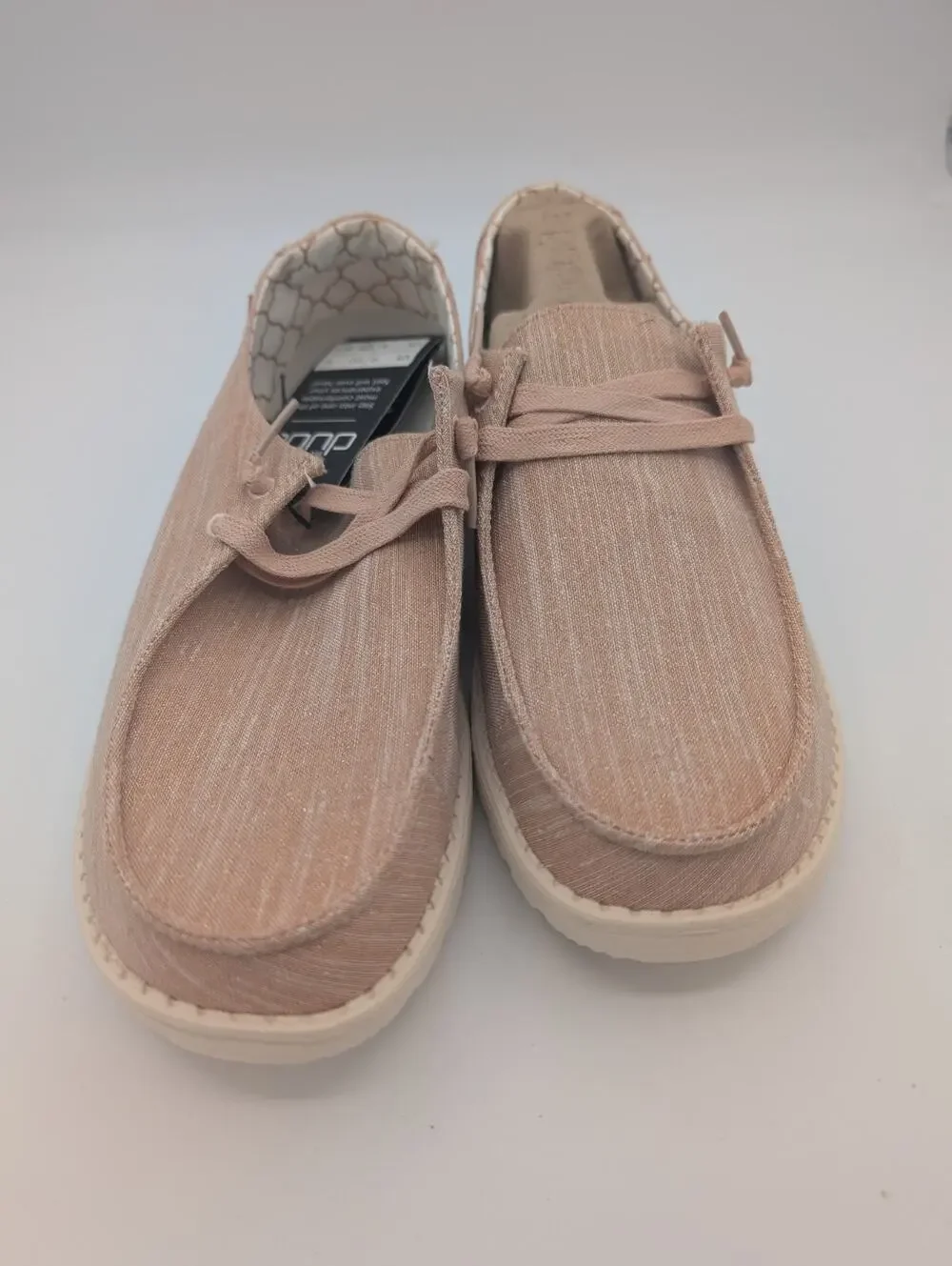 Hey Dude Wendy Sparkling Rose Gold Colorway NIB Women's Size 10 Slip On Comfort